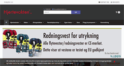Desktop Screenshot of hjertevakten.com